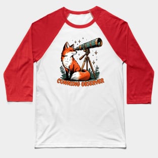 Foxy astronomy Baseball T-Shirt